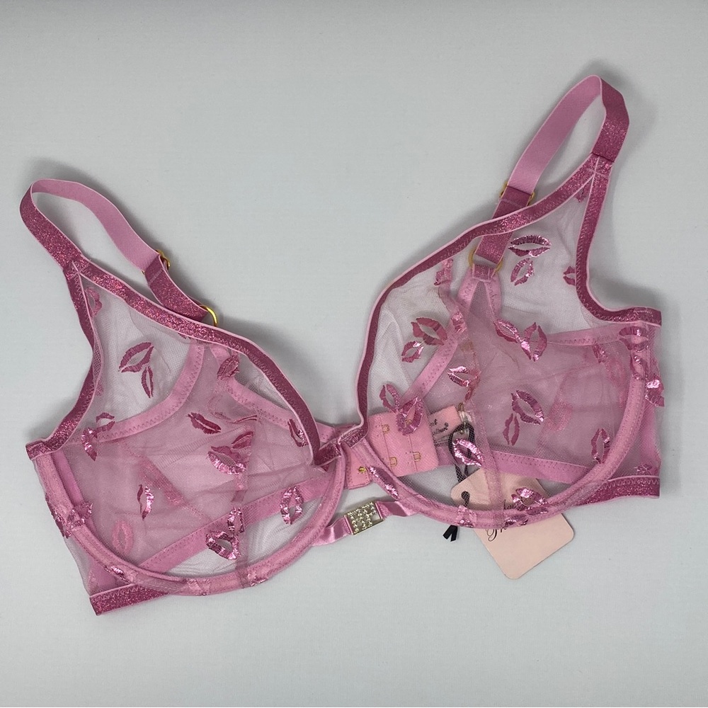 Agent Provocateur Jem Pink Kiss Bra NWT $190